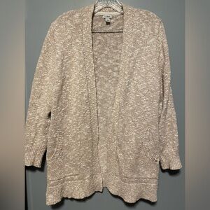L.L. Bean Women's Cardigan in Beige